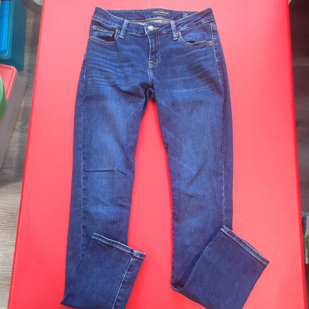 Lucky Brand Jeans Lolita skinny regular indigo blue women's size 00 / 24